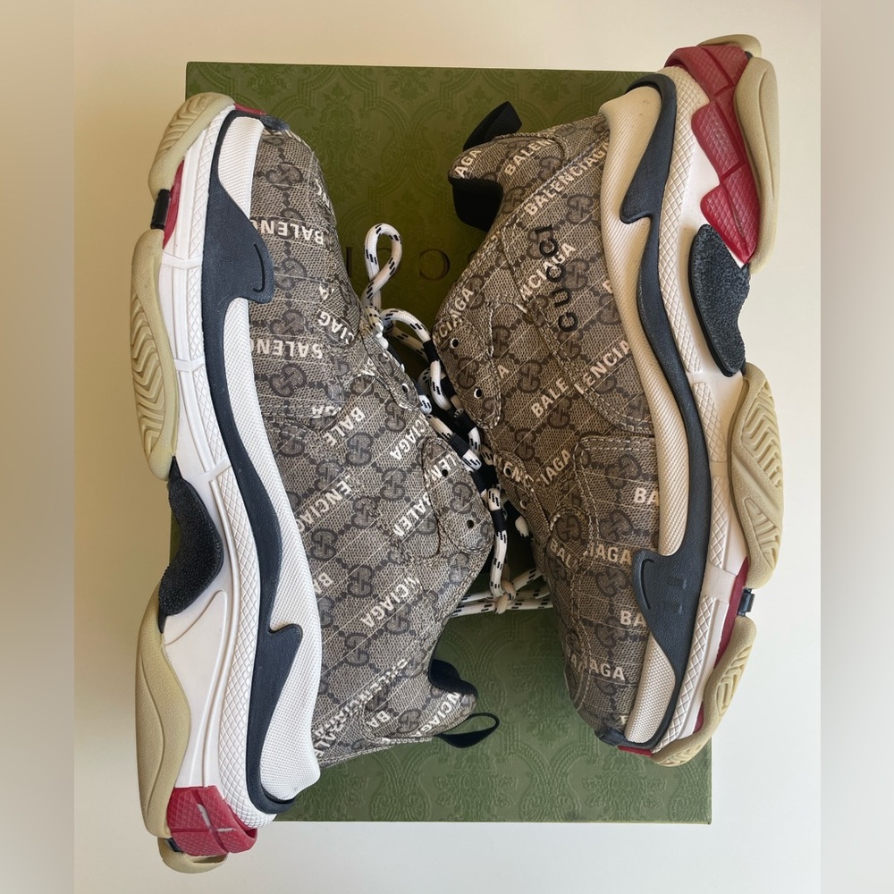 Balenciaga X Gucci Hacker Project Triple S EU sz 43= US 10